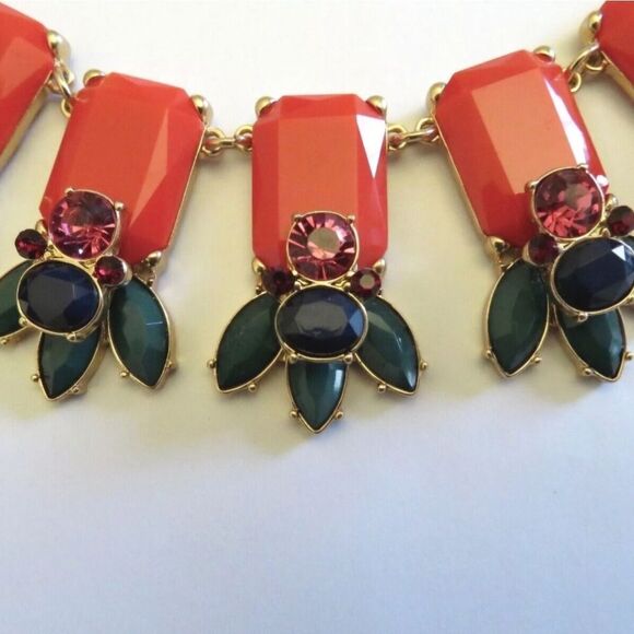 TALBOTS WINTER BEAD DROP NECKLACE. 18-21"  NWOT - Picture 2 of 3